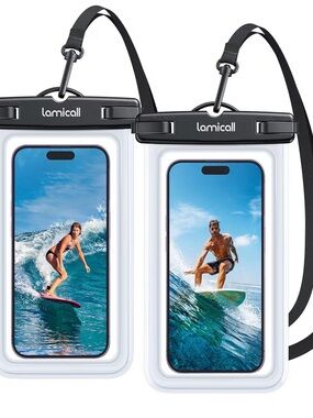 Lamicall Waterproof Phone Pouch - 2 Pa k